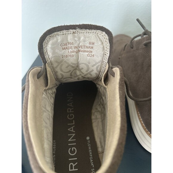 Cole Haan OriginalGrand Chukka Brown Suede Men\'s Comfort Shoes Size 8 main image 4